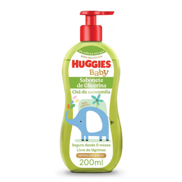 Sabonete Líquido Huggies Recém-nascido Camomila 200ml