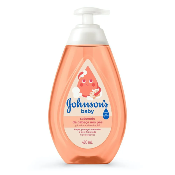 Sabonete Líquido Johnsons Baby Cabeça Aos Pés 400ml