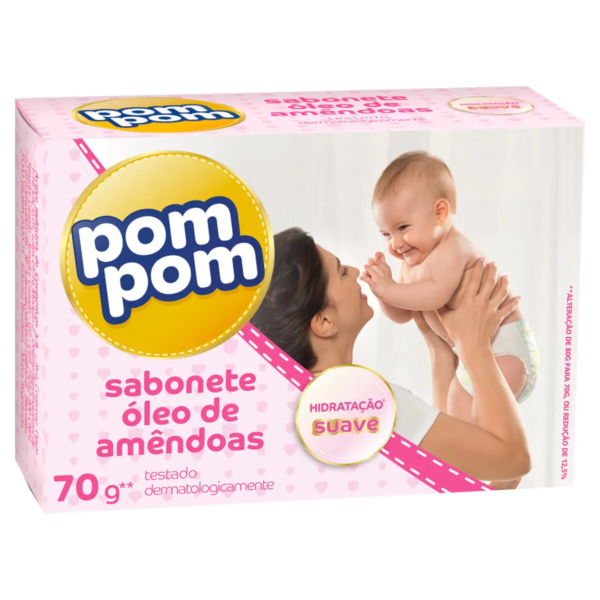 Sabonete Pom Pom Óleo De Amêndoas 70g
