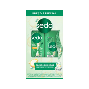 Shampoo 300ml+ Condicionador 190ml Seda Cachos Definidos