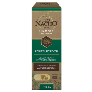 Shampoo Antiqueda Fortalecedor Geleia Real E Ervas Milenares Tío Nacho 415ml