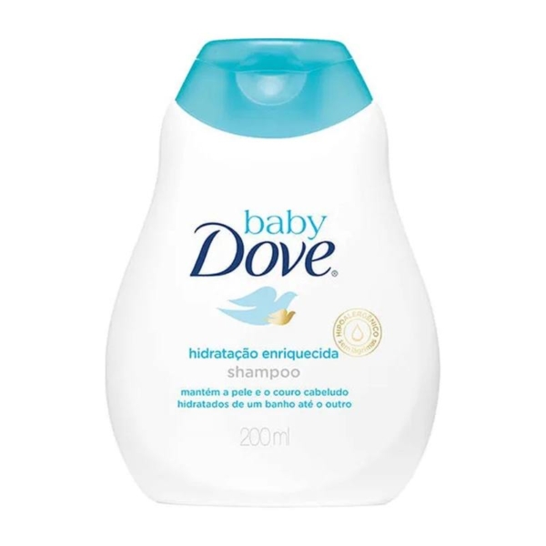 Shampoo Baby Dove Hidratação Enriquecida 200ml
