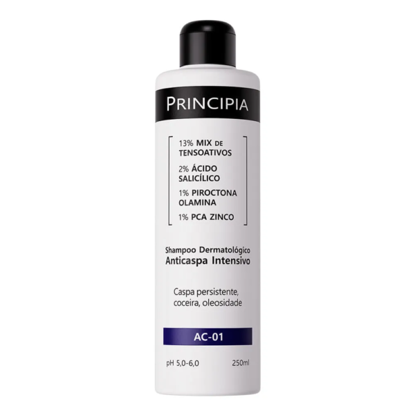 Shampoo Dermatologico Anticaspa Intensivo Principia Ac-01 250ml