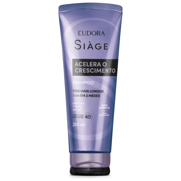 Shampoo Eudora Siage Acelera O Crescimento 250ml