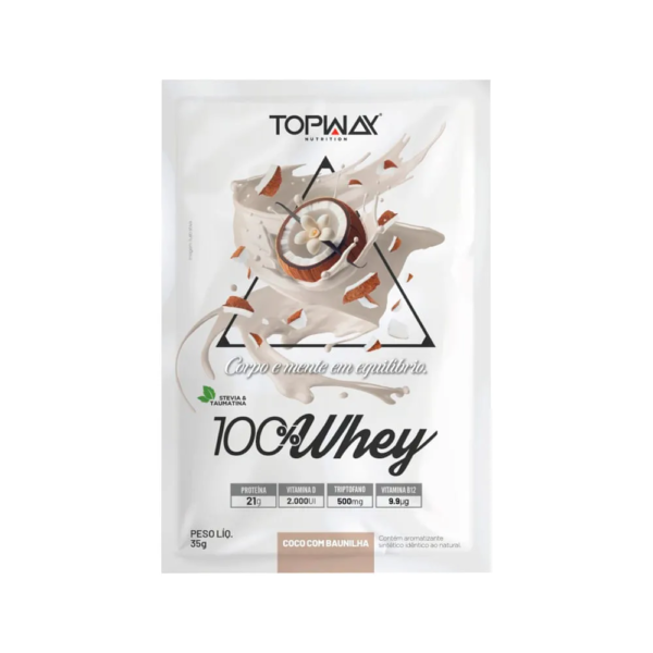 Topway 100% Whey 35gr Coco Com Baunilha