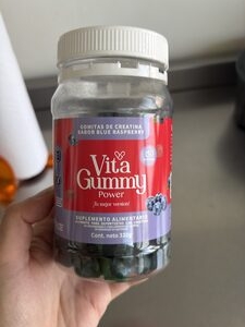 Vita Gummy Power Gomitas de Creatina Sabor Blue Raspberry