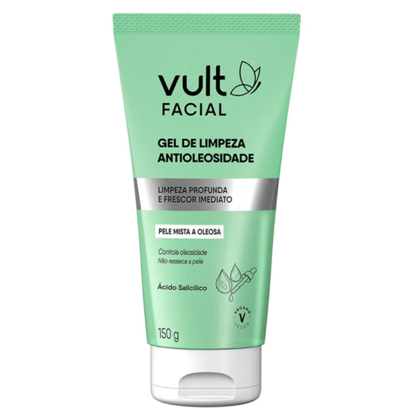 Vult Gel Para Limpeza 150gr Pele Mista A Oleosa
