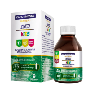 Zinco Kids Catarinense 100ml Solucao Oral 2mg/0,5ml Acai Com Guarana